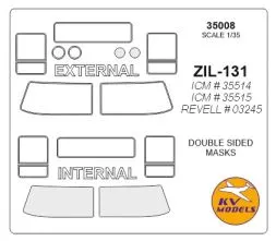 ZiL-131 mask (double sided) for ICM/ Revell 1:35