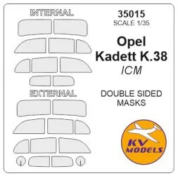 Opel Kadett K.38 mask (double sided) for ICM 1:35
