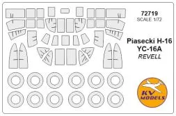 Piasecki H-16 / YC-16A mask for Revell 1:72