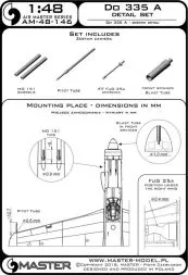 Do 335A detail set 1:48