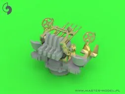 French Quad Mount Hotchkiss 13,2mm Model 1929 1:350