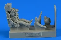 USAF Fighter Pilot with ejection seat for F-80 1:48