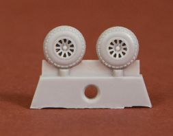 P-51 Mustang wheel set (block tread) 1:72
