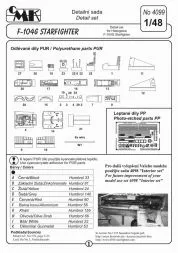 F-104G Starfighter detail set for Hasegawa 1:48