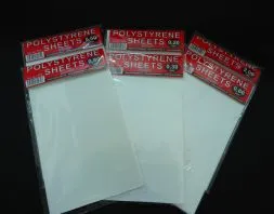 Polystyrene sheets 0.6mm