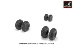 Mil Mi-26 wheels w/ weighted tires 1:72