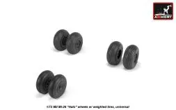 Mil Mi-26 wheels w/ weighted tires 1:72