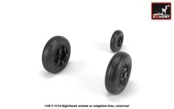 F-117A wheels w/ weighted tires 1:48