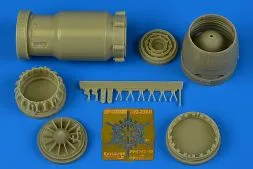 MiG-23BN early exhaust nozzle - opened 1:48