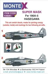 Fw 190A-5 Super Mask for Hasegawa P.2 1:48