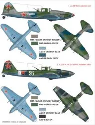 Il-2M Super Mask for Accurate Mi. P.1 1:48