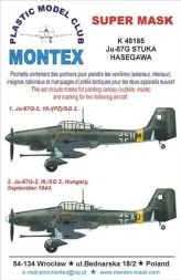 Junkers Ju 87G Super mask for Hasegawa 1:48