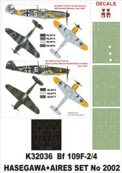 Bf 109F-2/4 Super Mask for Hasegawa 1:32