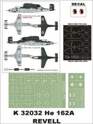 He 162A-2 Super Mask for Revell P.2 1:32
