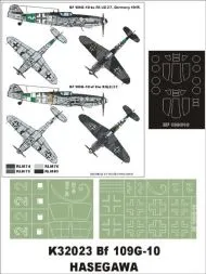 Bf 109G-10 Super Mask für Hasegawa 1:32