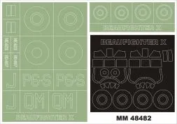 Bristol Beaufighter TF.X Maxi Mask for Revell 1:48