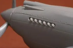 P-40B exhaust set for Airfix 1:48