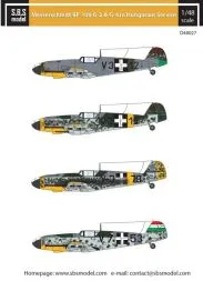 Messerschmitt Bf-109G-2, G-4 in Hungarian Service 1:48