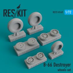 B-66 Destroyer wheels set 1:72