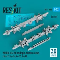MBD3-U6-68 Multiple Bomb Racks 1:72
