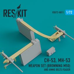 CH-53, MH-53 Weapon Set and Ammo belts feader 1:72