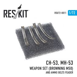 CH-53, MH-53 Weapon Set and Ammo belts feader 1:72