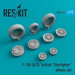 F-104G/S Turkish "Starfighter" wheels set 1:72