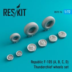 F-105 (A, B, C, D) Thunderchief wheels set 1:72
