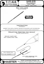 MiG-29 Fulcrum - Pitot Tube 1:144