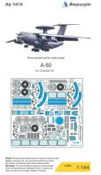 A-50 detail set for Zvezda 1:144