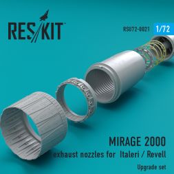 Mirage 2000 exhaust nozzles for Italeri / Revell 1:72