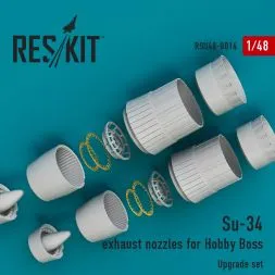Su-34 exhaust nozzles for Hobby Boss 1:48
