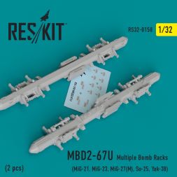 MBD2-67U Multiple Bomb Racks 1:32