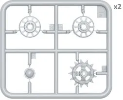 T-54/ T-55 (early) wheels set 1:35