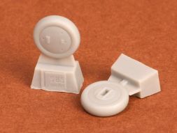 Gloster Gladiator wheels (covered) for Airfix 1:72