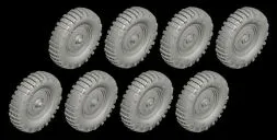 Krupp Kfz.69-70 Wheels with Dunlop Terrain Type #1 1:35