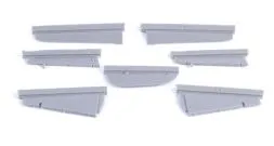 N1K2-J Shiden Kai (George) Control surface set 1:48