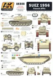 SUEZ 1956 French AFVs Decal 1:35
