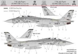 F-14A Tomcat - Jolly Rogers (USS NIMIT) 1:48
