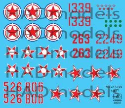 MiG-15Bis (North Corea, Soviet, Hungarian) 1:48