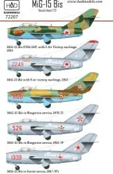 MiG-15Bis (North Corea, Soviet, Hungarian) 1:72