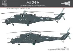 Mil Mi-24V in Hungarian service (2018) 1:72