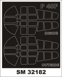P-40F mask for Trumpeter 1:32