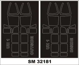 UH-1D mask for Dragon 1:32