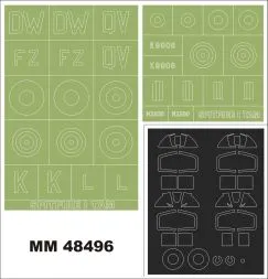 Spitfire Mk.I maxi mask for Tamiya 1:32