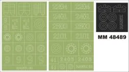 Curtis BF2C-1 Hawk III maxi mask for Freedom model 1:48