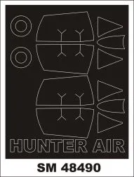 Hunter F.6 mask for Airfix 1:48