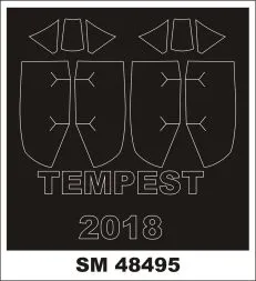 Tempest Mk.V mask for Eduard 1:48