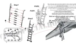 AJ-37/ JA-37 Viggen Pilot Climbing Ladder 1:48