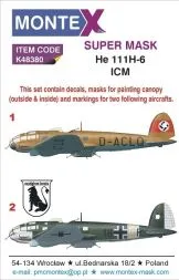 He 111H-6 super mask 1:48
